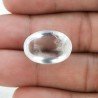 Cristallo Di Rocca Naturale Forma Ovale Piatto Cabochon Liscio Fatto a Mano 19X13X8mm 16,70 Carati 1pz