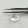 Cristallo Di Rocca Naturale Forma Ovale Piatto Cabochon Liscio Fatto a Mano 13X11X7mm 8,55 Carati 1pz