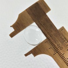 Cristallo Di Rocca Naturale Forma Ovale Piatto Cabochon Liscio Fatto a Mano 13X11X7mm 8,55 Carati 1pz