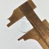 Cristallo Di Rocca Naturale Forma Ovale Piatto Cabochon Liscio Fatto a Mano 13X11X7mm 8,55 Carati 1pz