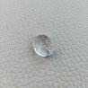 Cristallo Di Rocca Naturale Forma Ovale Piatto Cabochon Liscio Fatto a Mano 16X13X7mm 13,70 Carati 1pz