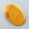 Diaspro Giallo Naturale Forma Ovale Piatto Cabochon Liscio Fatto a Mano 43X30X4mm 9,00gm 1pz