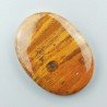 Diaspro Giallo Naturale Forma Ovale Piatto Cabochon Liscio Fatto a Mano 39X29mm 12,50gm 1pz