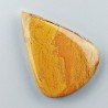 Diaspro Giallo Naturale Forma Goccia Piatto Cabochon Liscio Fatto a Mano 36X27X6mm 8,10gm 1pz