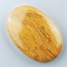 Diaspro Giallo Naturale Forma Ovale Piatto Cabochon Liscio Fatto a Mano 33X23X6mm 8,25gm 1pz