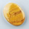 Diaspro Giallo Naturale Forma Ovale Piatto Cabochon Liscio Fatto a Mano 24X18X5mm 4,65gm 1pz