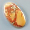 Diaspro Maligano Multicolore Naturale Forma Ovale Piatto Cabochon Liscio Fatto a Mano 45X26X6mm 13,05gm 1pz