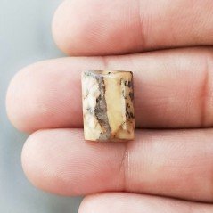 Diaspro Zebrato Marrone Naturale Forma Rettangolare Piatto Cabochon Liscio Fatto a Mano 16x11mm 1,80gm 1pz Diaspro Zebrato Marrone Naturale Forma Rettangolare Piatto Cabochon Liscio Fatto a Mano 16x11mm 1,80gm 1pz