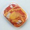 Diaspro Noreena Naturale Forma Rettangolare Piatto Cabochon Liscio Fatto a Mano 40X31X6mm 15,20gm 1pz