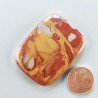 Diaspro Noreena Naturale Forma Rettangolare Piatto Cabochon Liscio Fatto a Mano 40X31X6mm 15,20gm 1pz