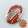 Diaspro Noreena Naturale Forma Ovale Piatto Cabochon Liscio Fatto a Mano 44X30X5mm 13,30gm 1pz
