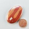 Diaspro Noreena Naturale Forma Ovale Piatto Cabochon Liscio Fatto a Mano 38X25X5mm 9,10gm 1pz