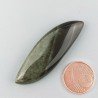 Diaspro Poligramma Naturale Forma Fantasia Piatto Cabochon Liscio Fatto a Mano 44X14mm 6,84gm 1pz
