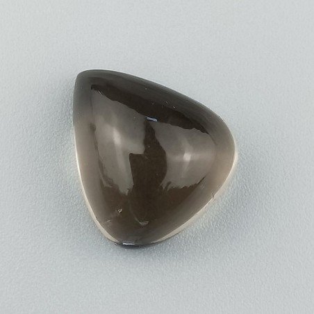 Quarzo Fumè Naturale Forma Goccia Piatto Cabochon Liscio Fatto a Mano 18X16X10mm 19,75 Carati 1pz