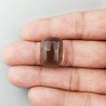 Quarzo Fumè Naturale Forma Cuscino Piatto Cabochon Liscio Fatto a Mano 20X15X9mm 23,55 Carati 1pz