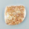 Kokoweef Cave Onyx Naturale Forma Fantasia Piatto Cabochon Liscio Fatto a Mano 52X46X5mm 20,40gm 1pz