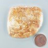 Kokoweef Cave Onyx Naturale Forma Fantasia Piatto Cabochon Liscio Fatto a Mano 52X46X5mm 20,40gm 1pz