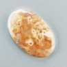 Kokoweef Cave Onyx Naturale Forma Ovale Piatto Cabochon Liscio Fatto a Mano 46X29X5mm 12,85gm 1pz