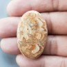 Kokoweef Cave Onyx Naturale Forma Ovale Piatto Cabochon Liscio Fatto a Mano 38X24X5mm 7,90gm 1pz