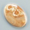 Kokoweef Cave Onyx Naturale Forma Ovale Piatto Cabochon Liscio Fatto a Mano 35X24X5mm 7,10gm 1pz