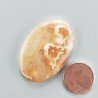 Kokoweef Cave Onyx Naturale Forma Ovale Piatto Cabochon Liscio Fatto a Mano 35X24X5mm 7,10gm 1pz