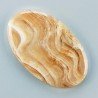 Kokoweef Cave Onyx Naturale Forma Ovale Piatto Cabochon Liscio Fatto a Mano 41X25X4mm 8,15gm 1pz