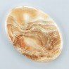 Kokoweef Cave Onyx Naturale Forma Ovale Piatto Cabochon Liscio Fatto a Mano 46X32X5mm 13,00gm 1pz