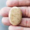 Kokoweef Cave Onyx Naturale Forma Ovale Piatto Cabochon Liscio Fatto a Mano 30X21X5mm 5,90gm 1pz