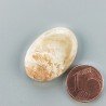 Kokoweef Cave Onyx Naturale Forma Ovale Piatto Cabochon Liscio Fatto a Mano 27X19X6mm 4,90gm 1pz