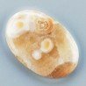Kokoweef Cave Onyx Naturale Forma Ovale Piatto Cabochon Liscio Fatto a Mano 34X23X5mm 7,50gm 1pz