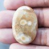 Kokoweef Cave Onyx Naturale Forma Ovale Piatto Cabochon Liscio Fatto a Mano 34X23X5mm 7,50gm 1pz