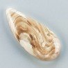 Kokoweef Cave Onyx Naturale Forma Fantasia Piatto Cabochon Liscio Fatto a Mano 34X15X6mm 4,95gm 1pz