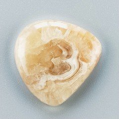 Kokoweef Cave Onyx Naturale Forma Fantasia Piatto Cabochon Liscio Fatto a Mano 22X22X4mm 3,60gm 1pz