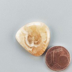 Kokoweef Cave Onyx Naturale Forma Fantasia Piatto Cabochon Liscio Fatto a Mano 22X22X4mm 3,60gm 1pz