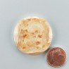 Kokoweef Cave Onyx Naturale Forma Tondo Piatto Cabochon Liscio Fatto a Mano 31X31X5mm 9,30gm 1pz