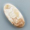 Kokoweef Cave Onyx Naturale Forma Ovale Piatto Cabochon Liscio Fatto a Mano 37X17X5mm 5,95gm 1pz
