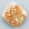 Kokoweef Cave Onyx Naturale Forma Cuscino Piatto Cabochon Liscio Fatto a Mano 24x22mm 5,48gm 1pz