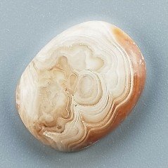 Kokoweef Cave Onyx Naturale Forma Ovale Piatto Cabochon Liscio Fatto a Mano 22x17mm 3,65gm 1pz