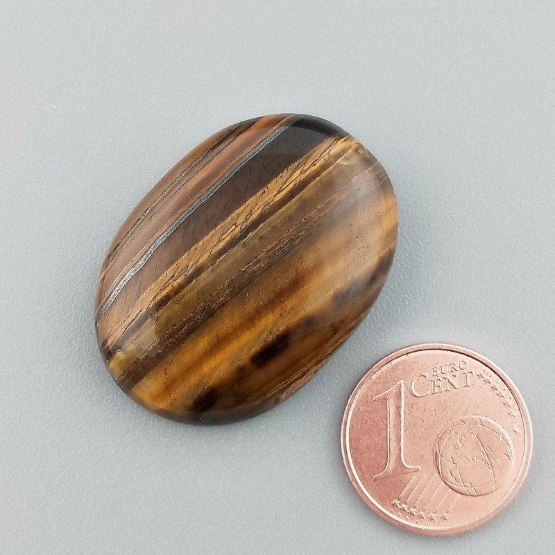 Occhio Di Tigre Naturale Forma Ovale Piatto Cabochon Liscio Fatto a Mano 29X21X6mm 8,04GM Occhio Di Tigre Naturale Forma Ovale Piatto Cabochon Liscio Fatto a Mano 29X21X6mm 8,04GM