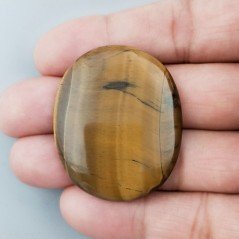 Occhio Di Tigre Naturale Forma Ovale Piatto Cabochon Liscio Fatto a Mano 41X34X5mm 13,60GM Occhio Di Tigre Naturale Forma Ovale Piatto Cabochon Liscio Fatto a Mano 41X34X5mm 13,60GM