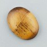 Occhio Di Tigre Naturale Forma Ovale Piatto Cabochon Liscio Fatto a Mano 24X17X5mm 3,42GM