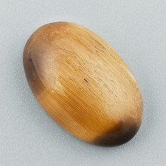 Occhio Di Tigre Naturale Forma Ovale Piatto Cabochon Liscio Fatto a Mano 22X14X6mm 2,96GM
