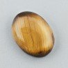Occhio Di Tigre Naturale Forma Ovale Piatto Cabochon Liscio Fatto a Mano 18X13X5mm 2,17GM