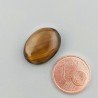 Occhio Di Tigre Naturale Forma Ovale Piatto Cabochon Liscio Fatto a Mano 18X13X5mm 2,17GM