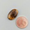 Occhio Di Tigre Naturale Forma Ovale Piatto Cabochon Liscio Fatto a Mano 17X11X4mm 1,35GM