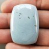 Opale Owyhee Blu Naturale Forma Cuscion Piatto Cabochon Liscio Fatto a Mano 35X30X10mm 11,80gm 1pz