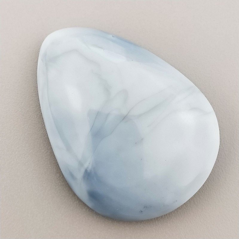Opale Owyhee Blu Naturale Forma Goccia Piatto Cabochon Liscio Fatto a Mano 35X26X9mm 10,20gm 1pz Opale Owyhee Blu Naturale Forma Goccia Piatto Cabochon Liscio Fatto a Mano 35X26X9mm 10,20gm 1pz