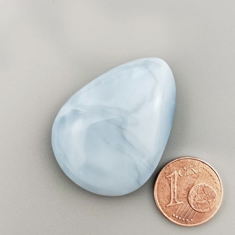Opale Owyhee Blu Naturale Forma Goccia Piatto Cabochon Liscio Fatto a Mano 35X26X9mm 10,20gm 1pz Opale Owyhee Blu Naturale Forma Goccia Piatto Cabochon Liscio Fatto a Mano 35X26X9mm 10,20gm 1pz