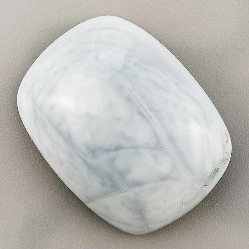 Opale Owyhee Blu Naturale Forma Cuscion Piatto Cabochon Liscio Fatto a Mano 30X23X9mm 8,10gm 1pz