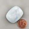 Opale Owyhee Blu Naturale Forma Cuscion Piatto Cabochon Liscio Fatto a Mano 30X23X9mm 8,10gm 1pz